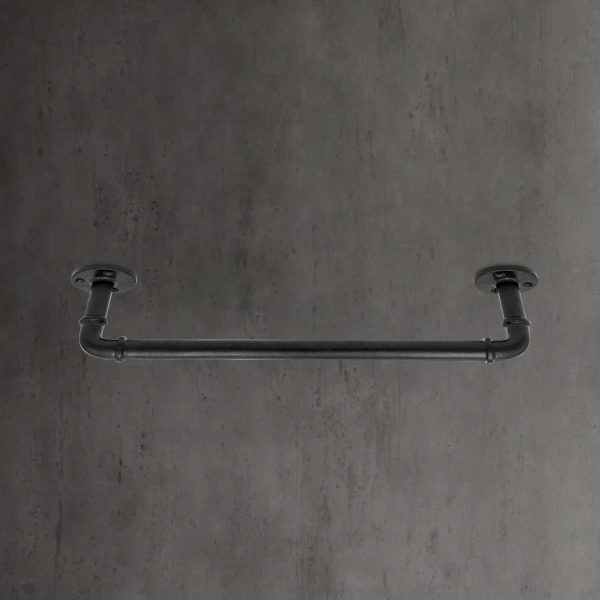 Soporte para toalla negro - Imagen 2