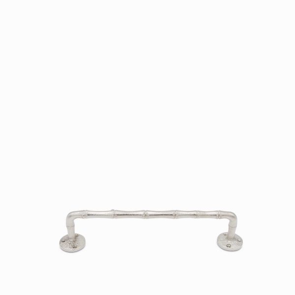 Soporte para toalla plateado