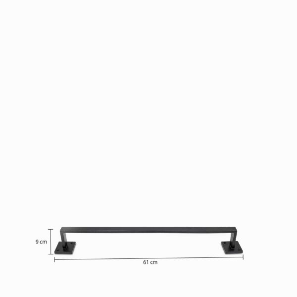 Soporte rectangular negro - Imagen 3