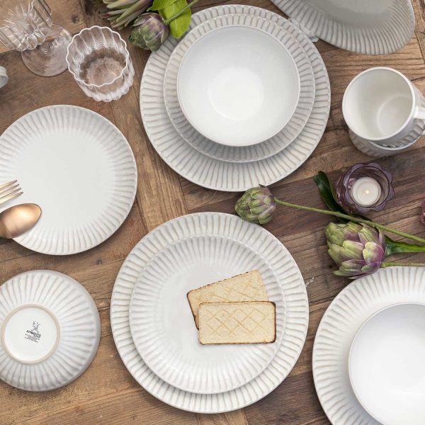 Plato mediano Soria 21cm setx4 - Imagen 2