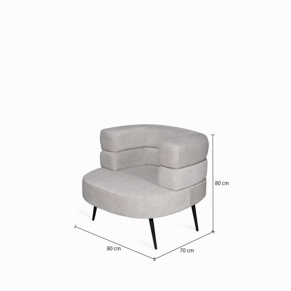 Poltrona Leia Gris - Imagen 3