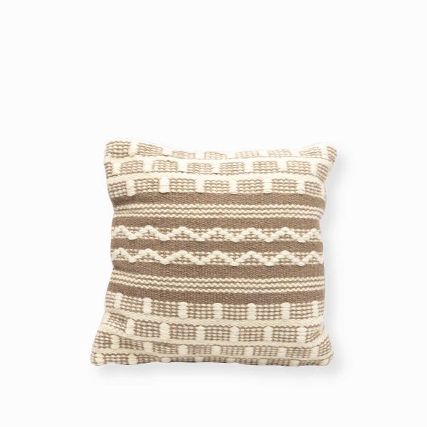 Cojin zig natural 45x45cm