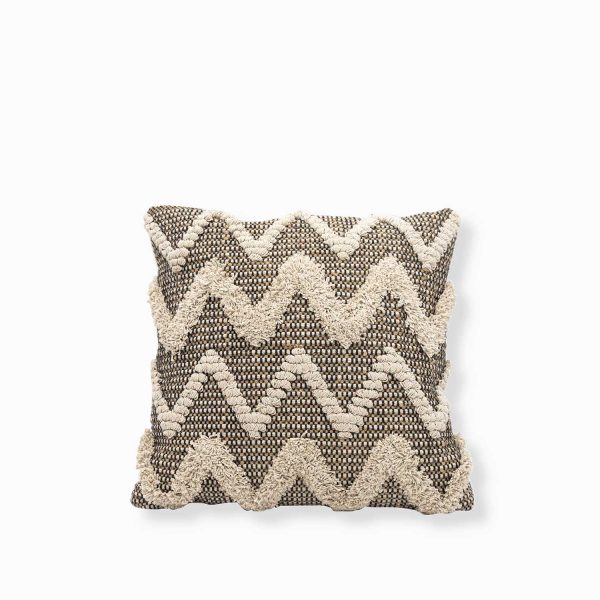 Cojin olas beige 45x45cm