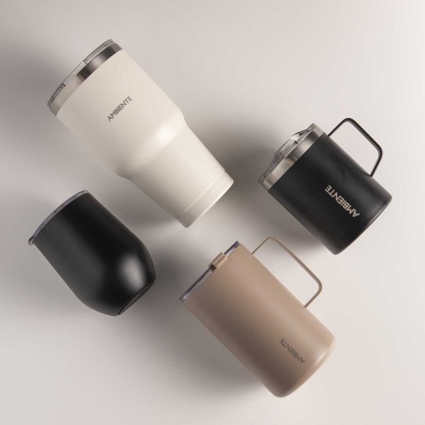 Vaso doble pared blanco 850ml - Imagen 5