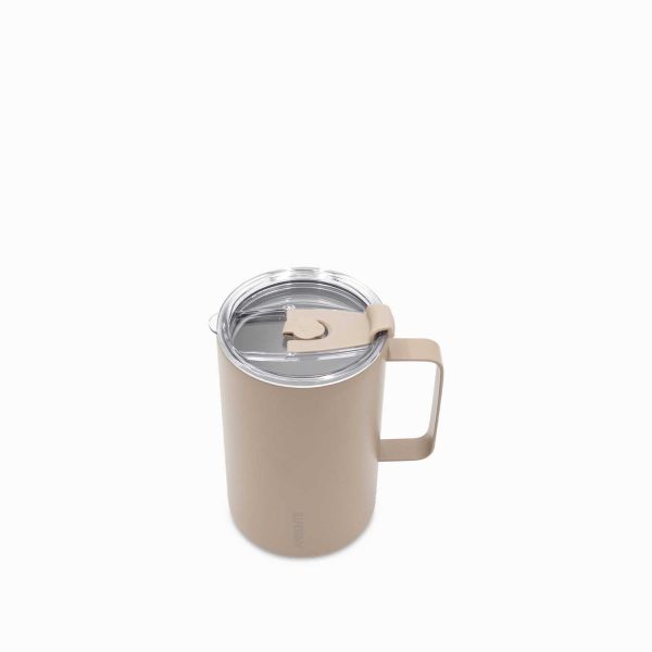 Mug doble pared beige 500 ml