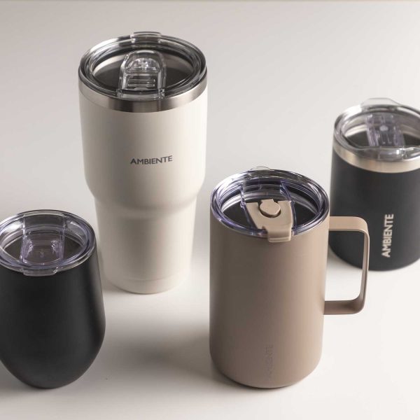 Mug doble pared beige 500 ml - Imagen 6