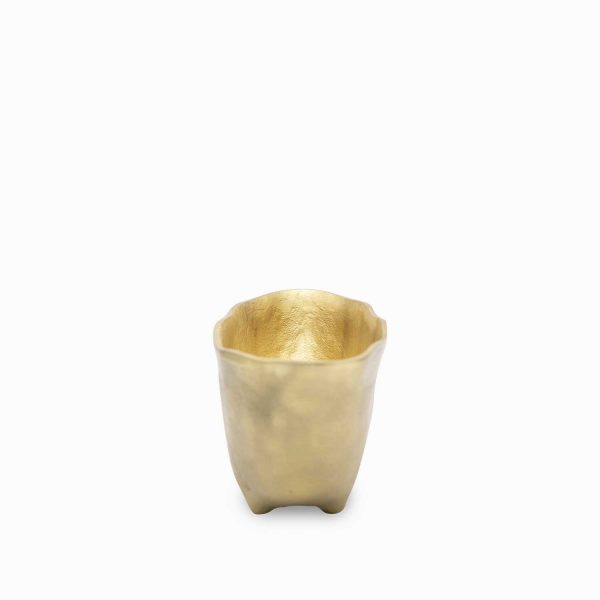Tazón Emet dorado 45x17x17cm - Imagen 3