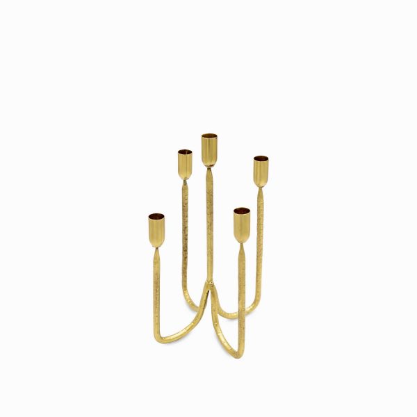 Candelabro Reve dorado
