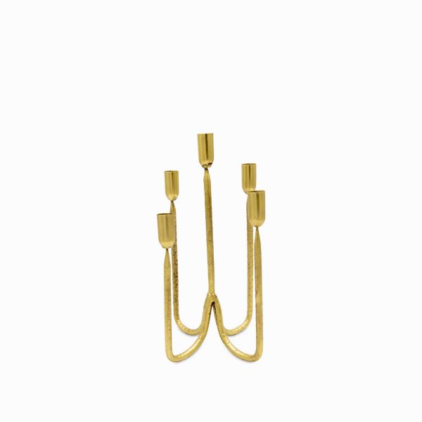 Candelabro Reve dorado - Imagen 2