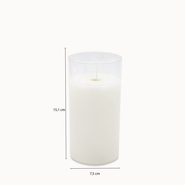 Vela led en recipiente 15 x 7.5 cm - Imagen 3