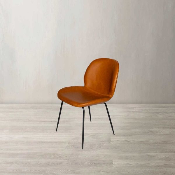Silla comedor Concha miel pata negra - Imagen 2