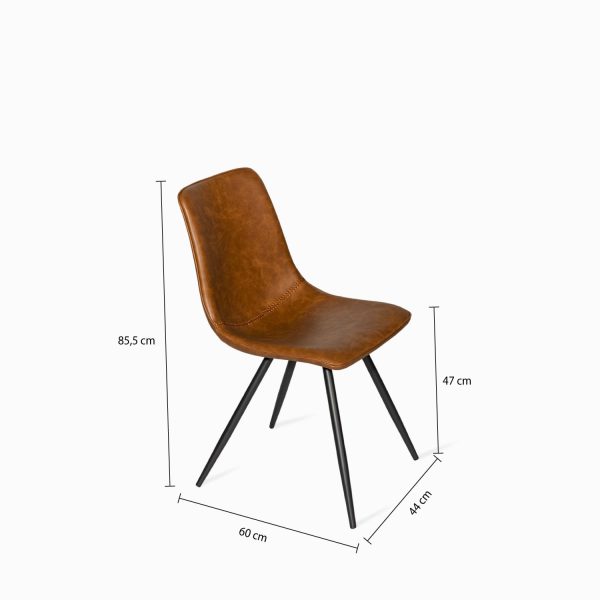 Silla comedor Mason Café Pata Negra - Imagen 3