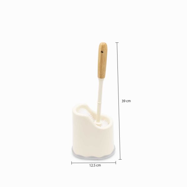 Cepillo para baño mango en bambú con base - Imagen 3