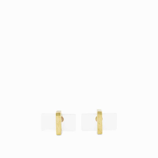 Pomo acrilico rectangular set x 2 - Imagen 3