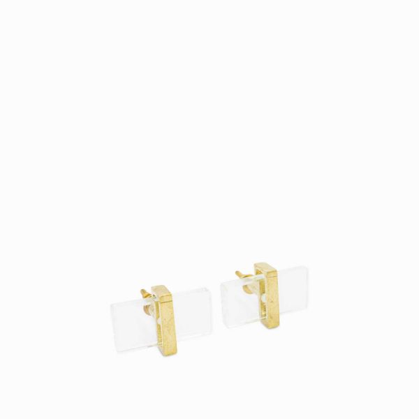 Pomo acrilico rectangular set x 2 - Imagen 2