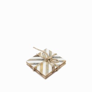 Portavasos resina set x 2