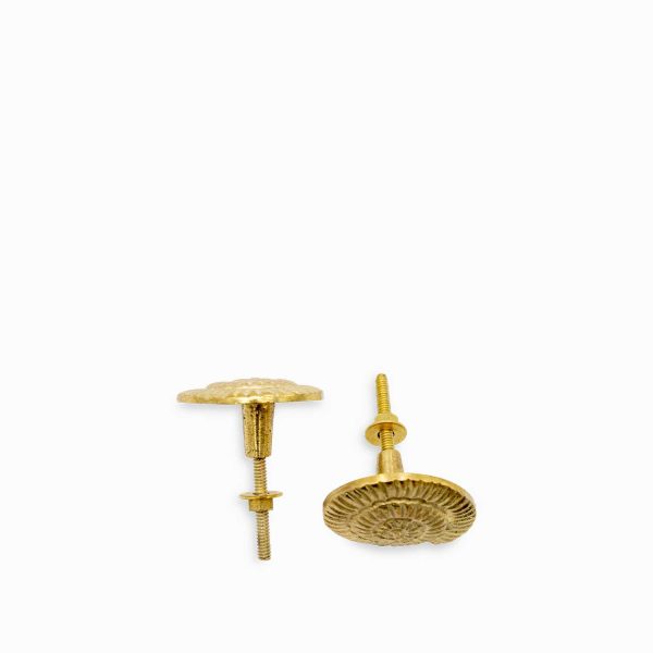 Pomo caracol dorado set x 2 - Imagen 2
