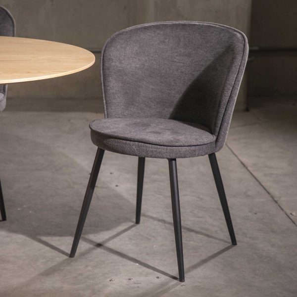 Silla de Comedor Imola Gris Oscuro - Imagen 5