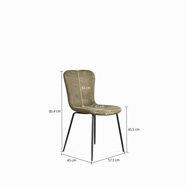 Silla de Comedor Delta Verde Olivo - Imagen 3