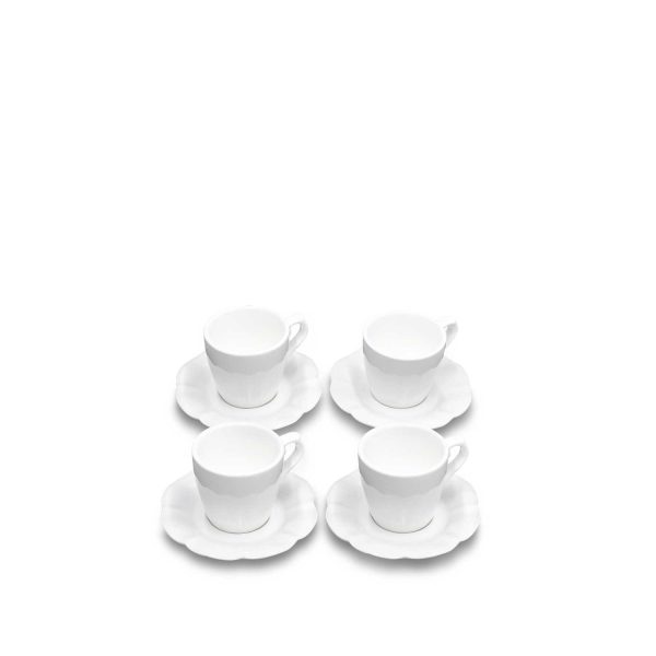 Pocillo y plato dina 90ml setx4 - Imagen 2