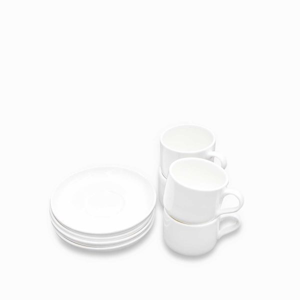 Pocillo y plato Kira 120ml setx4 - Imagen 2