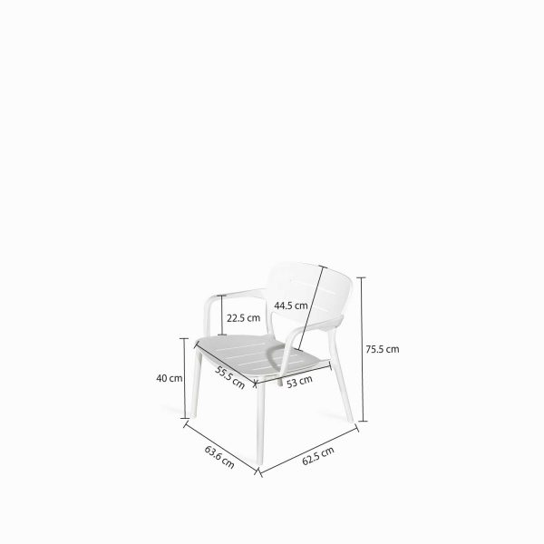 Silla comedor Palma blanca - Imagen 3