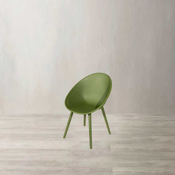 Silla huevito Bavaro verde - Imagen 2