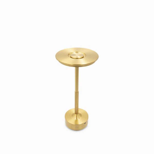Lámpara de mesa led ravel dorada