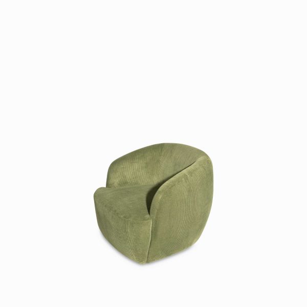Poltrona Pavia verde 76x87x87