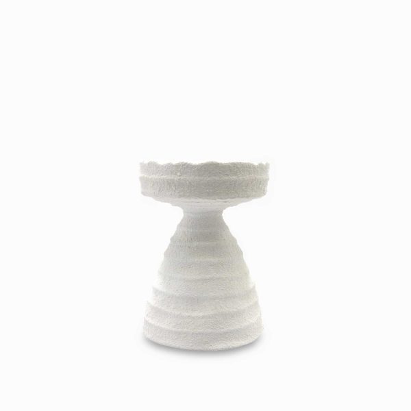 Candelabro pilar blanco 17cm