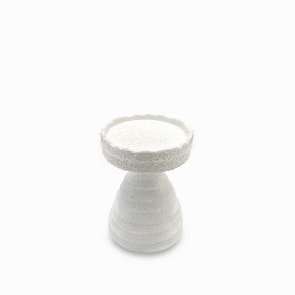 Candelabro pilar blanco 17cm - Imagen 2