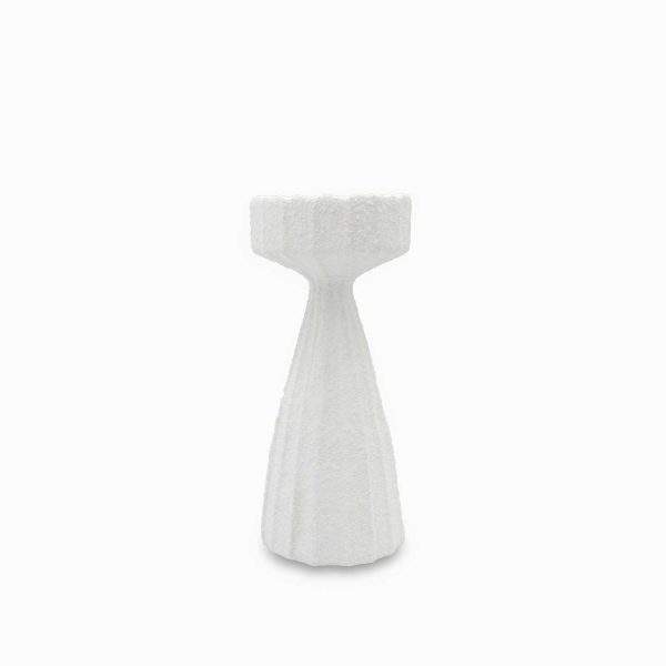 Candelabro pilar blanco 26cm - Imagen 2