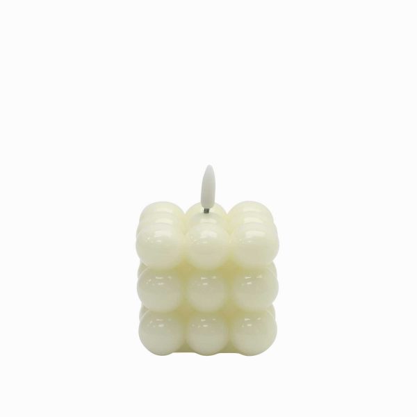 Vela led cubo 7.5cm