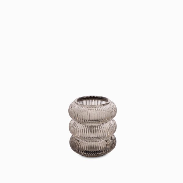 Candelabro Aros gris