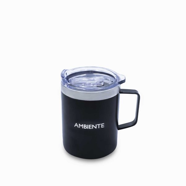 Mug doble pared en acero slate