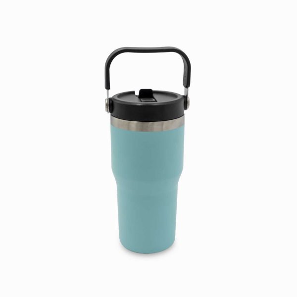 Termo doble pared menta con manija 600ml - Imagen 3