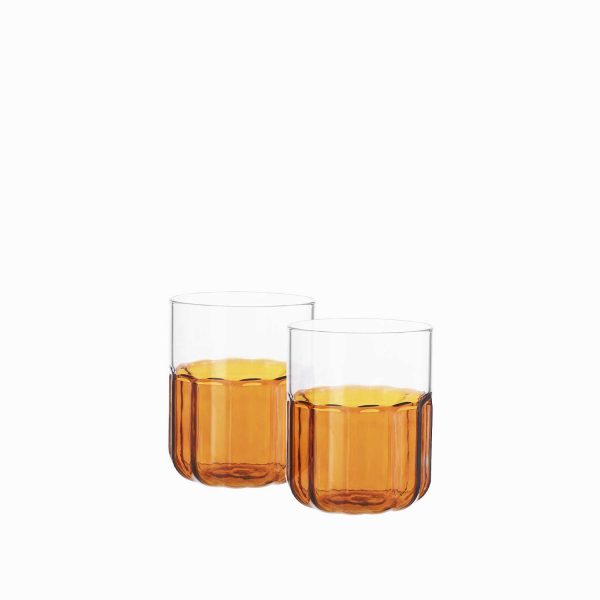 Vaso Franklin ambar 380ml setx2