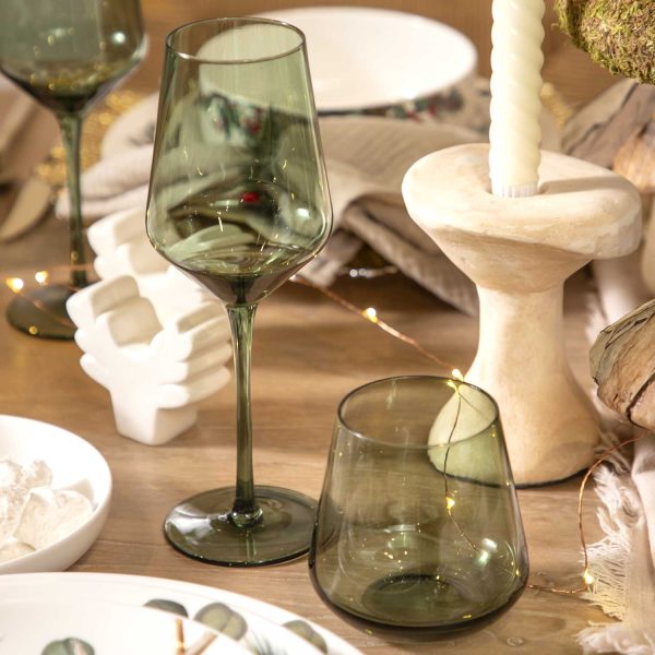 Vaso Isa verde 420ml setx2