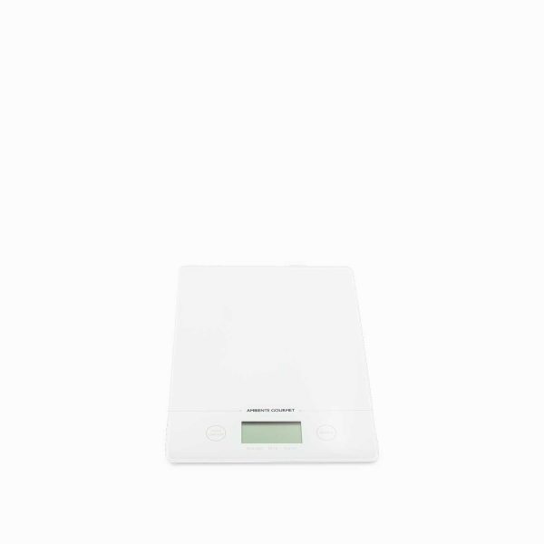Pesa electrónica de cocina blanca - AG