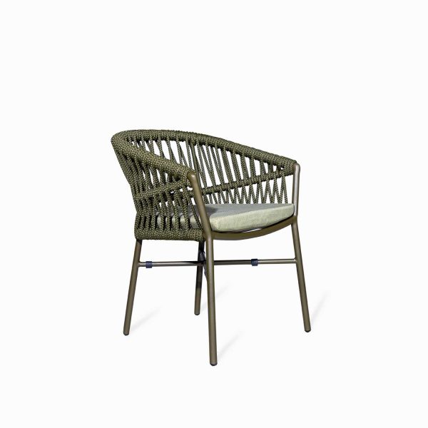 Silla comedor Berlin verde 77x60x60 - Imagen 2