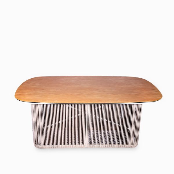 Mesa de comedor california beige 76x180x110