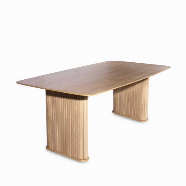 Mesa de comedor Nola columnas 75x190x100 - Imagen 2