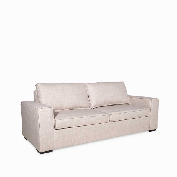 Sofá cama Agora beige montego 89x217x85 - Imagen 2