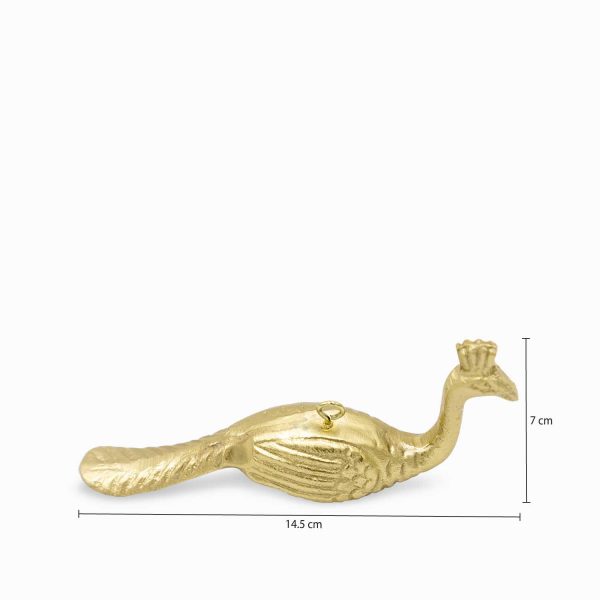 Pavo colgante dorado - Imagen 3