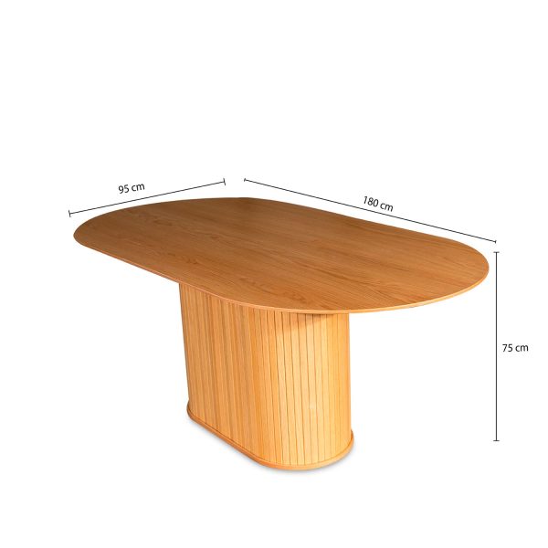 Mesa de comedor Nola 75x180x95cm - Imagen 3
