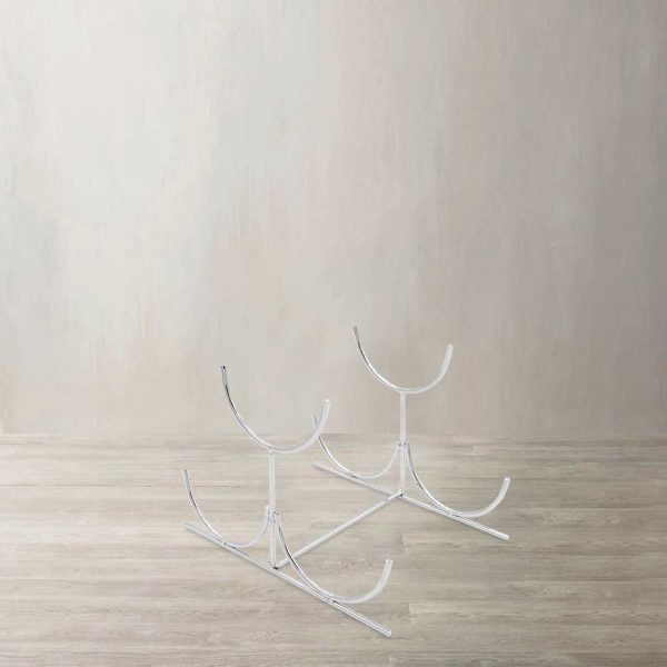 Soporte para 3 botellas de vino silver - Imagen 2
