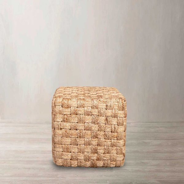Puff cuadrado Entrelazo 40x40cm - Imagen 2