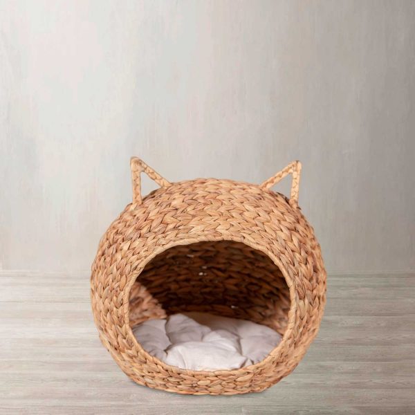 Cama para mascotas en jacinto de agua 46x40x40cm - Imagen 2