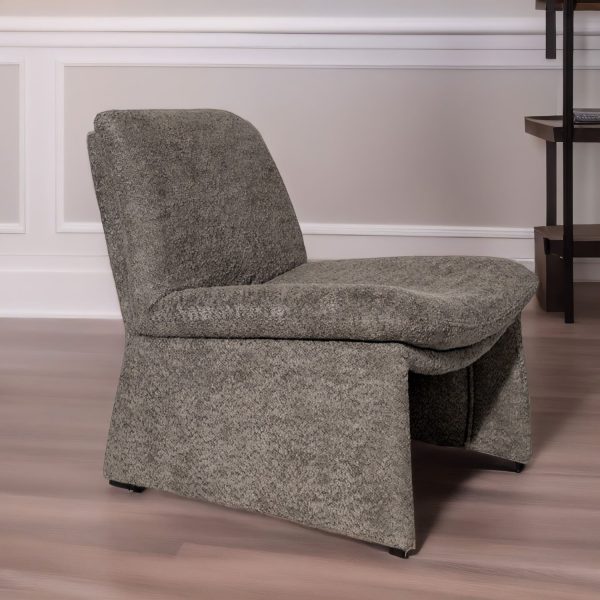 Poltrona Benson gris peludo - Imagen 4