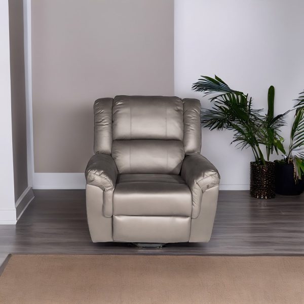 Reclinable eléctrico Axel 1 puesto taupe - Imagen 4
